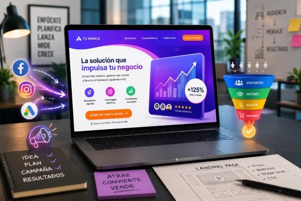 Landing pages para campañas de publicidad