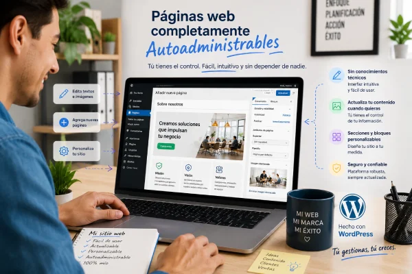 Páginas web completamente Autoadministrables