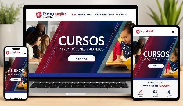 pagina web de instituto de inglés en Cali